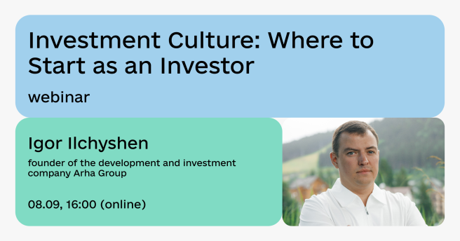 Webinar ‘Investment Culture: Where to Start as an Investor’