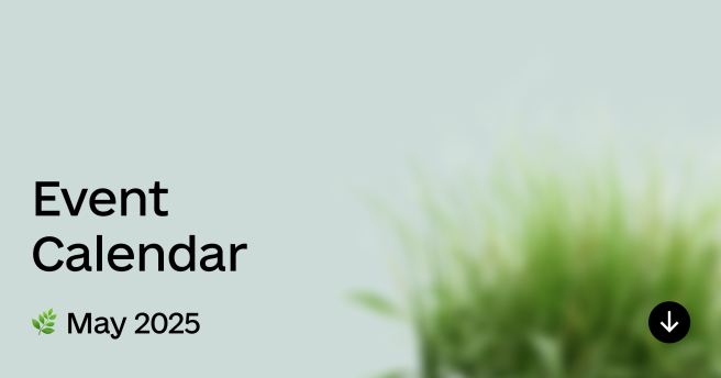 Event Calendar. May