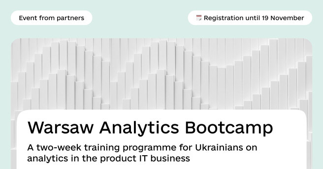Register for Warsaw Analytics Bootcamp
