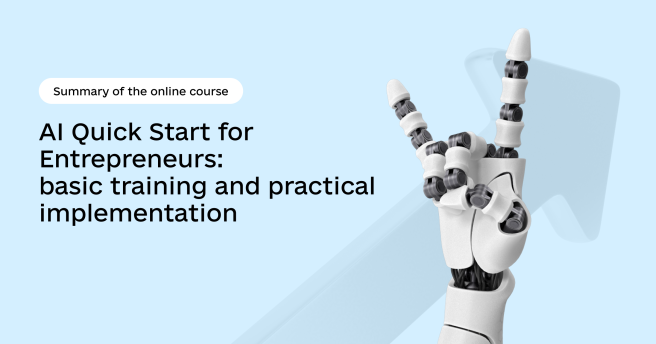 The Diia.Business Center in Warsaw, together with Bohdan Shcherbakov, successfully conducted the online course «Fast Start in AI for Entrepreneurs, ” attended by over 50 business owners.