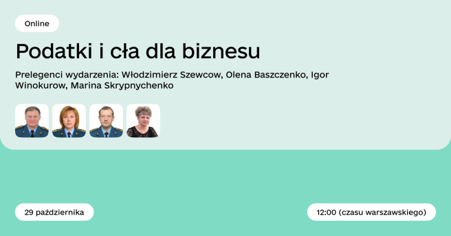 Podatki i cła dla biznesu