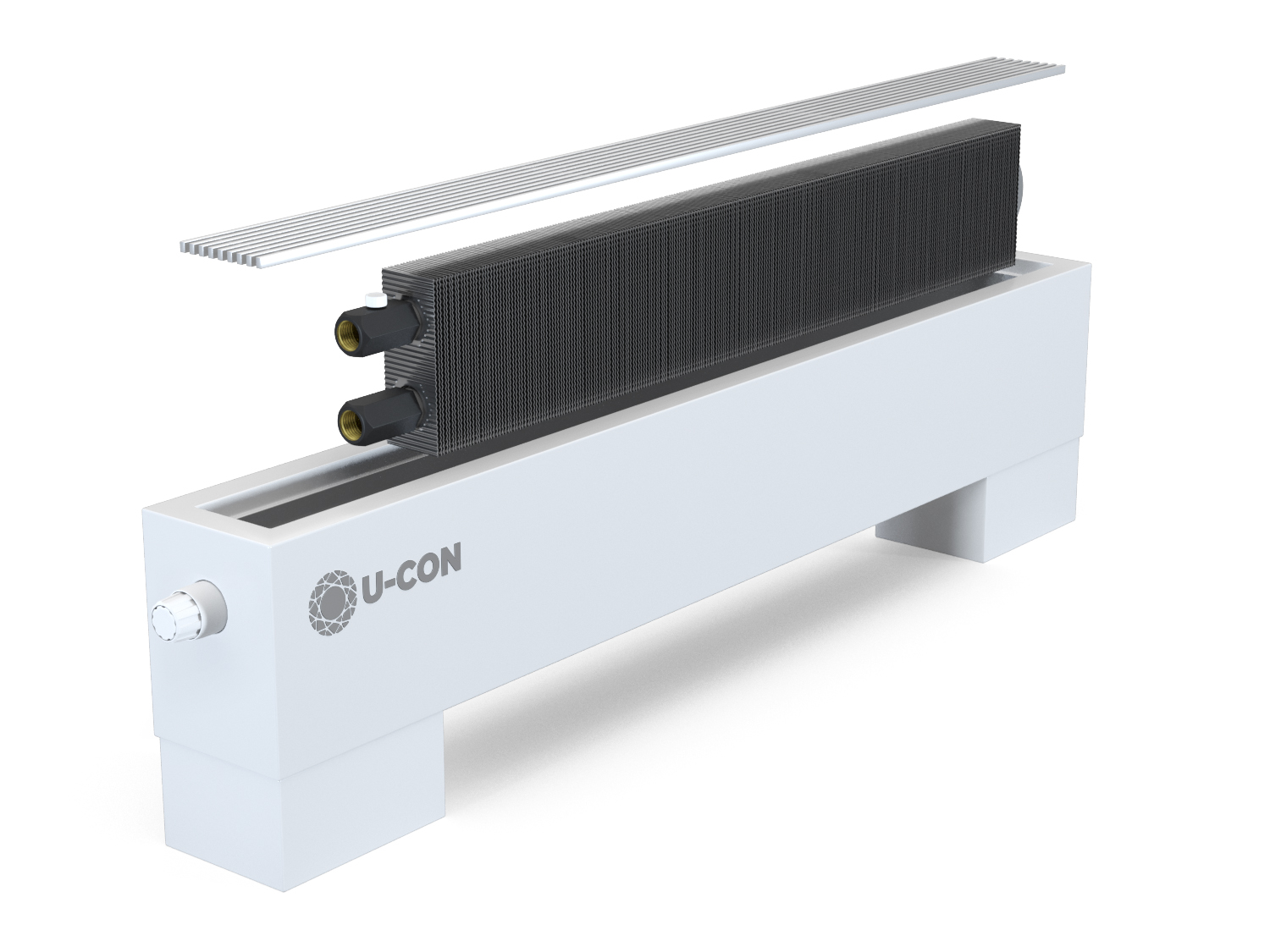 Underfloor convector U-CON VK2.380/2000/120