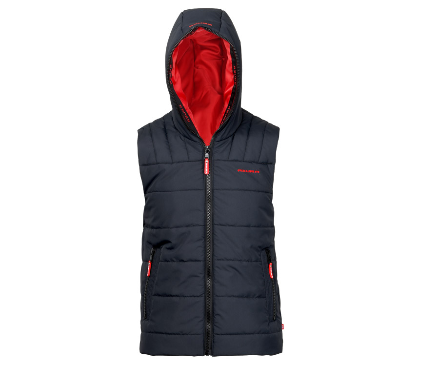 Insulated vest with hood 0